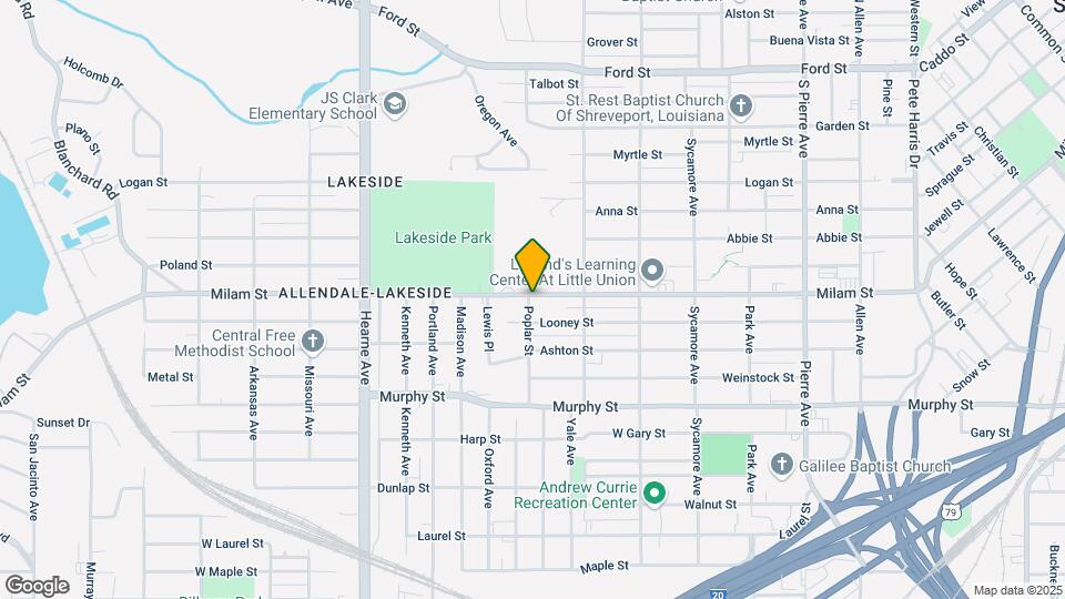 2053 Milam St Map and Location Details