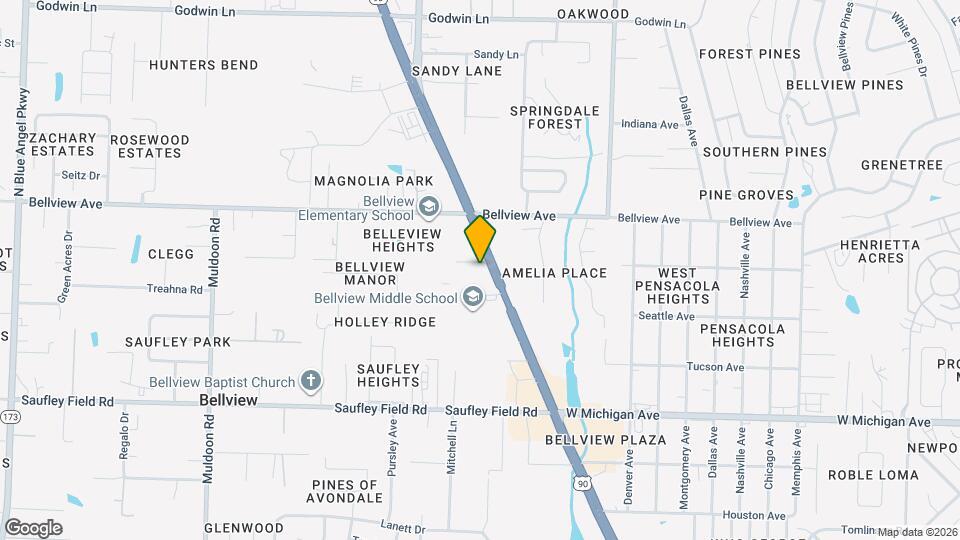 Casara Pensacola Map and Location Details