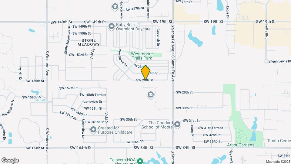 1312 SW 25th St Map and Location Details