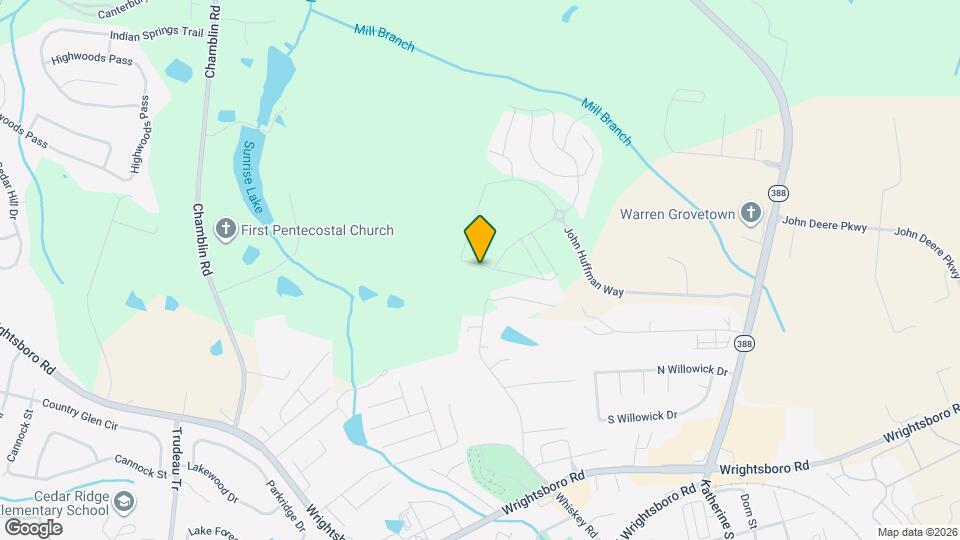 1810 Butternut Dr Map and Location Details