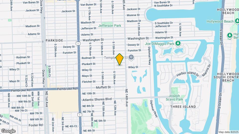 1423 Wiley St Map and Location Details