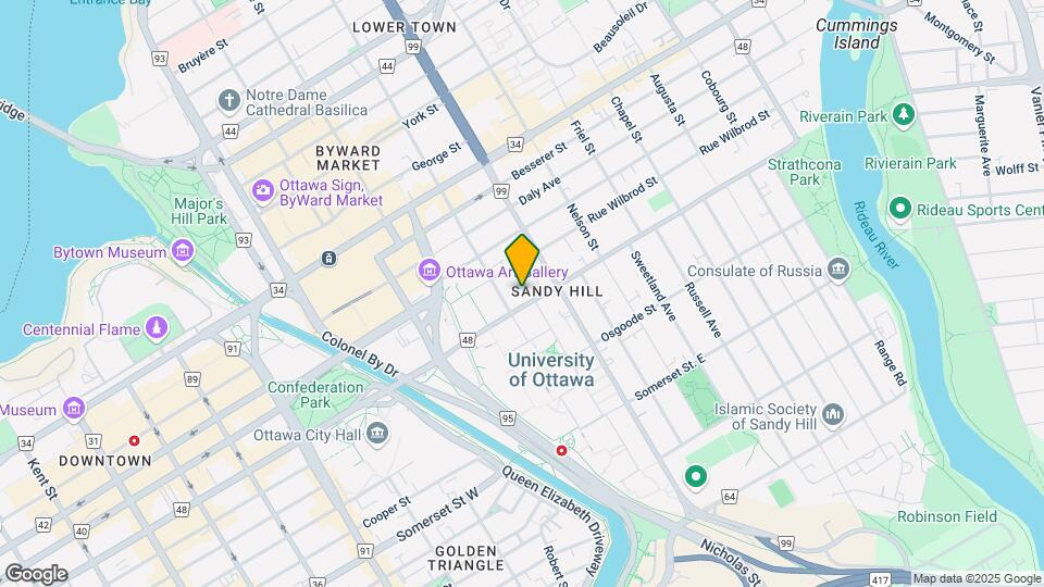 153 Laurier Ave E Map and Location Details