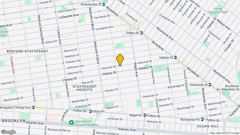 732 Hancock St Map and Location Details