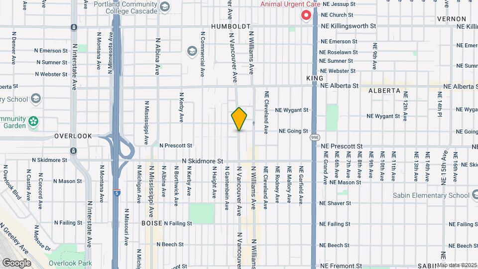 4538 N Vancouver Ave Map and Location Details