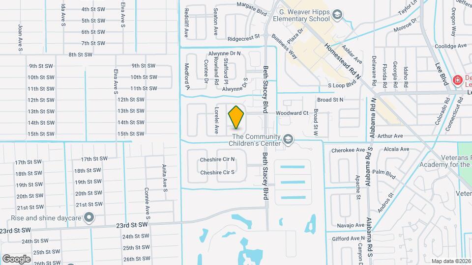 1411 Caywood Cir S Map and Location Details