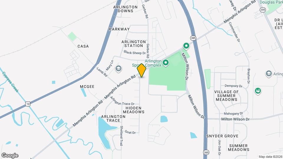 5474 Hidden Meadows Dr Map and Location Details