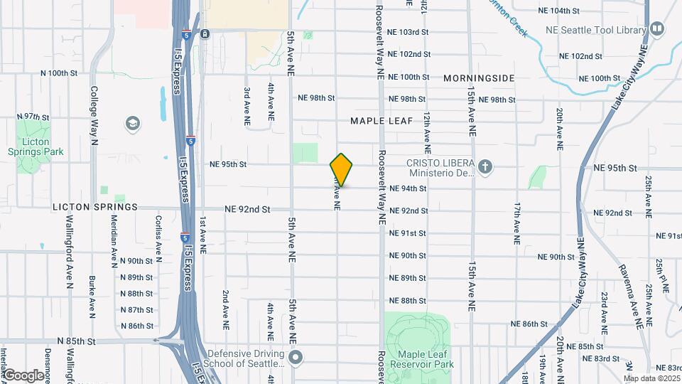 801 NE 94th St Map and Location Details