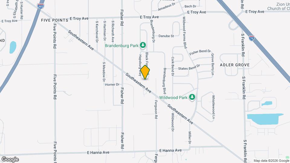3457 Black Forest Ln Map and Location Details