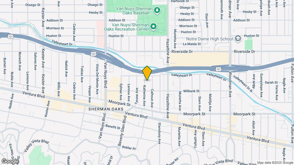 4532 Katherine Ave Map and Location Details