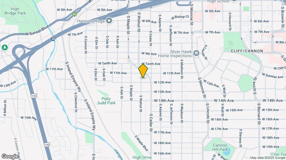 1117 S Walnut St Map and Location Details