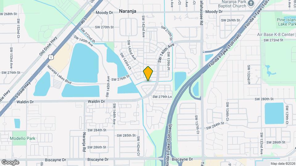 14065 SW 278th St Map and Location Details