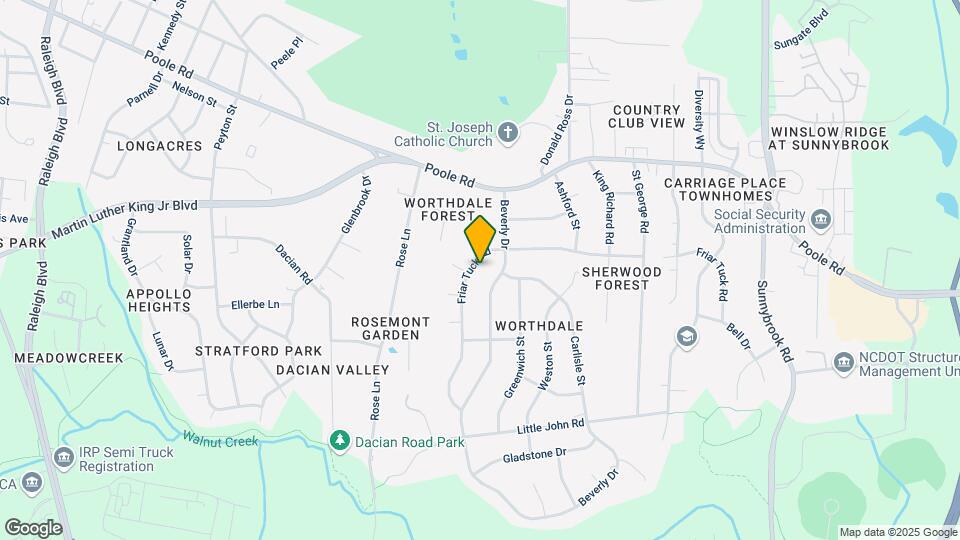 717 Friar Tuck Rd Map and Location Details