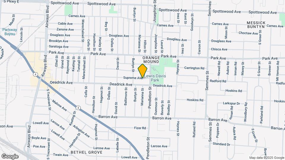 2743 Supreme Ave Mapa y Detalles de la Ubicación