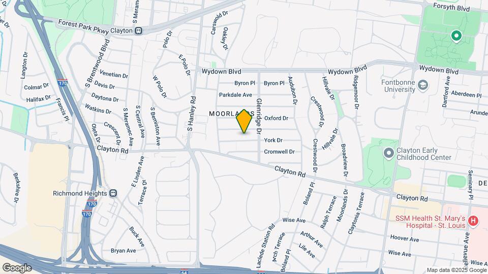 7525 York Dr Map and Location Details