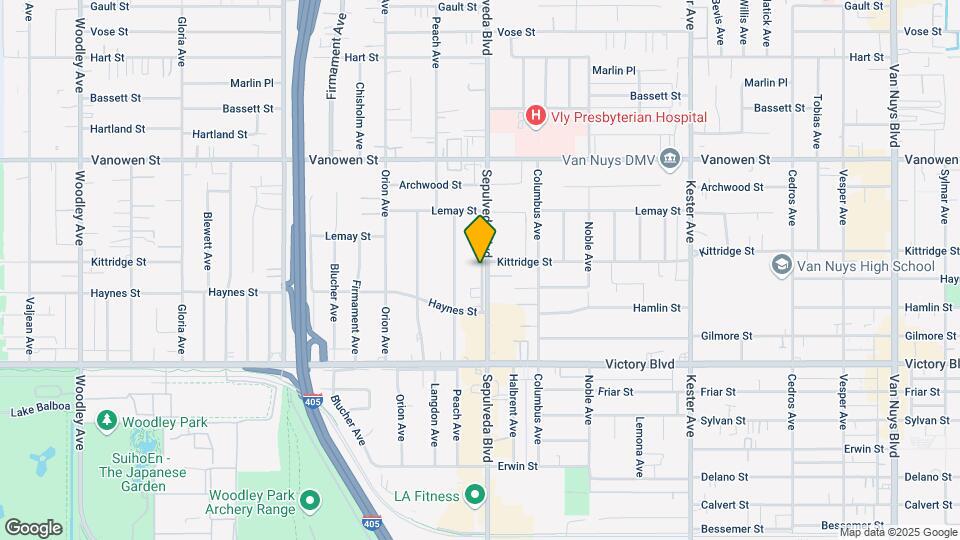 6547 Sepulveda Blvd Map and Location Details