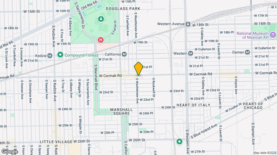 2659 W Cermak Rd Mapa y Detalles de la Ubicación