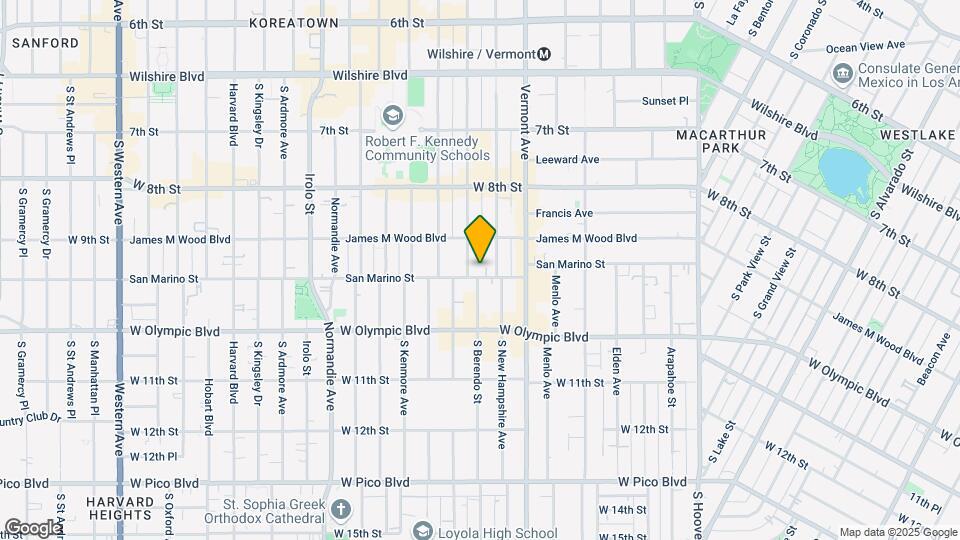 2965 San Marino St Map and Location Details