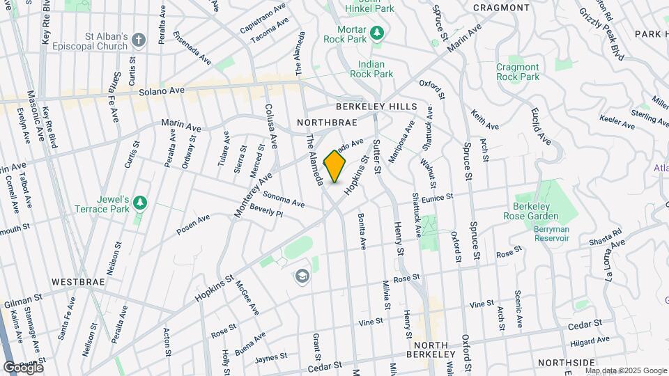 1908 Napa Ave, Unit Cottage Map and Location Details