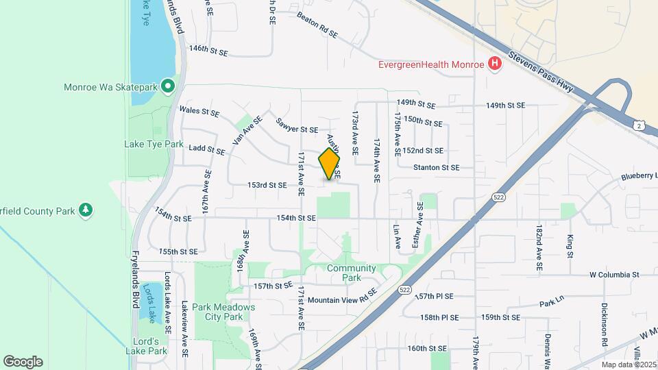 15235 172nd Ave SE Mapa y Detalles de la Ubicación