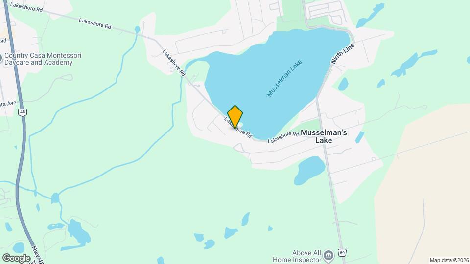 5801 Lakeshore Rd Map and Location Details