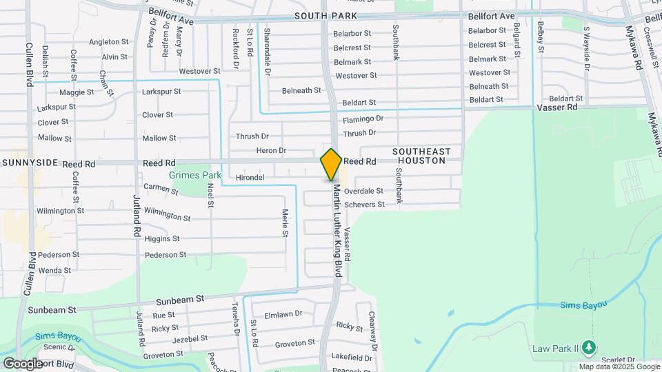 5639 Overdale St Map and Location Details