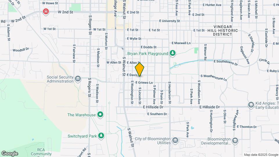 1104 S Lincoln St Mapa y Detalles de la Ubicación