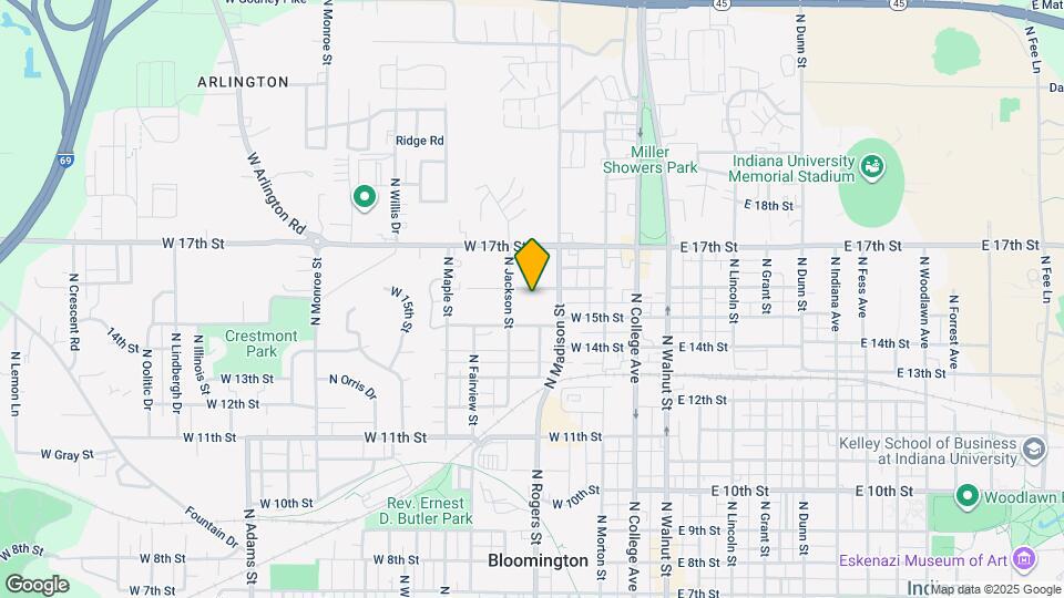 515 W 16th St Map and Location Details