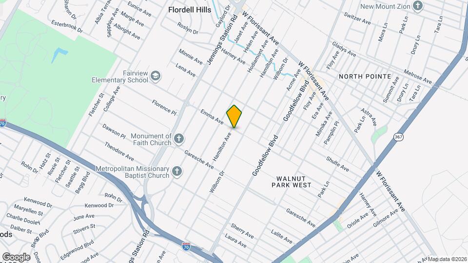 5478 Hamilton Ave Map and Location Details