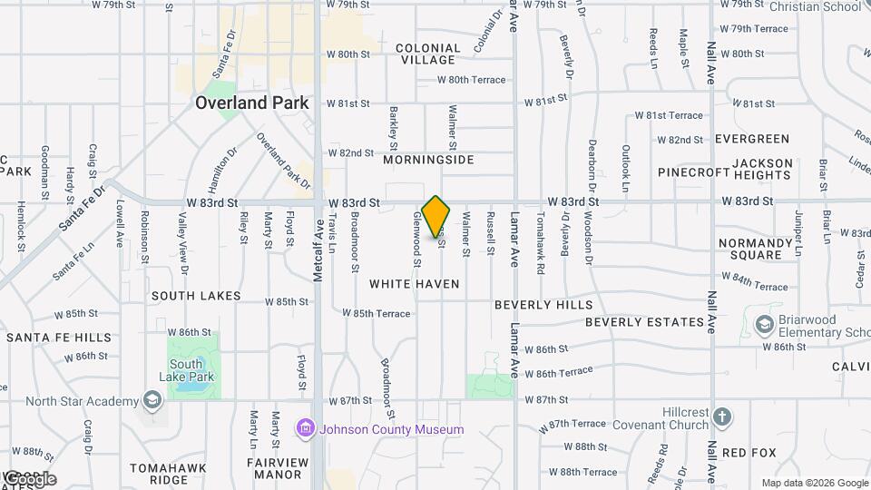 8340 Riggs St Map and Location Details