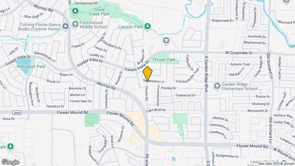 1029 Sugarberry Ln Map and Location Details
