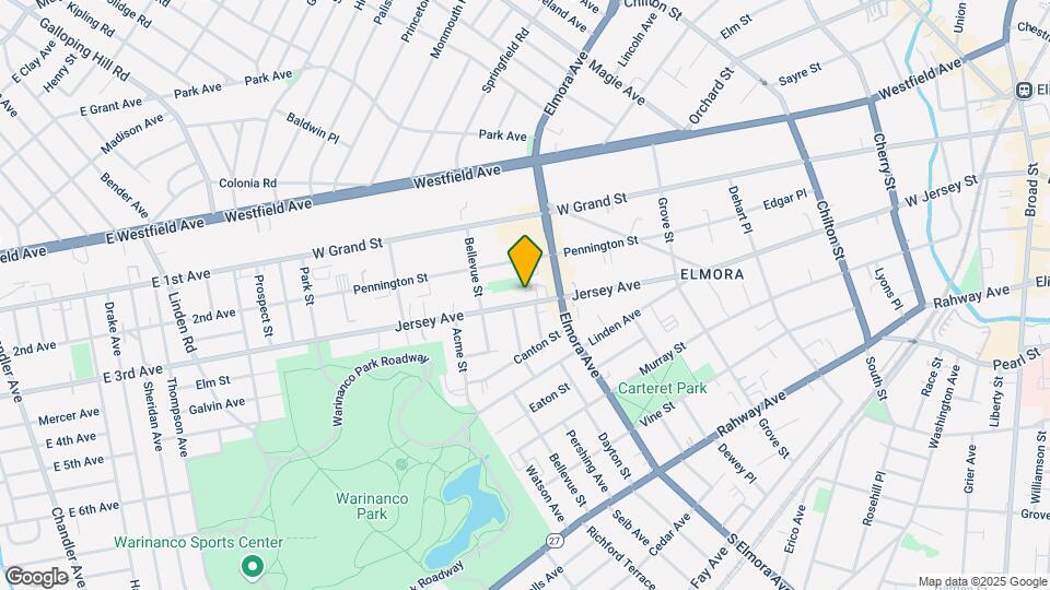 723 Jersey Ave Map and Location Details