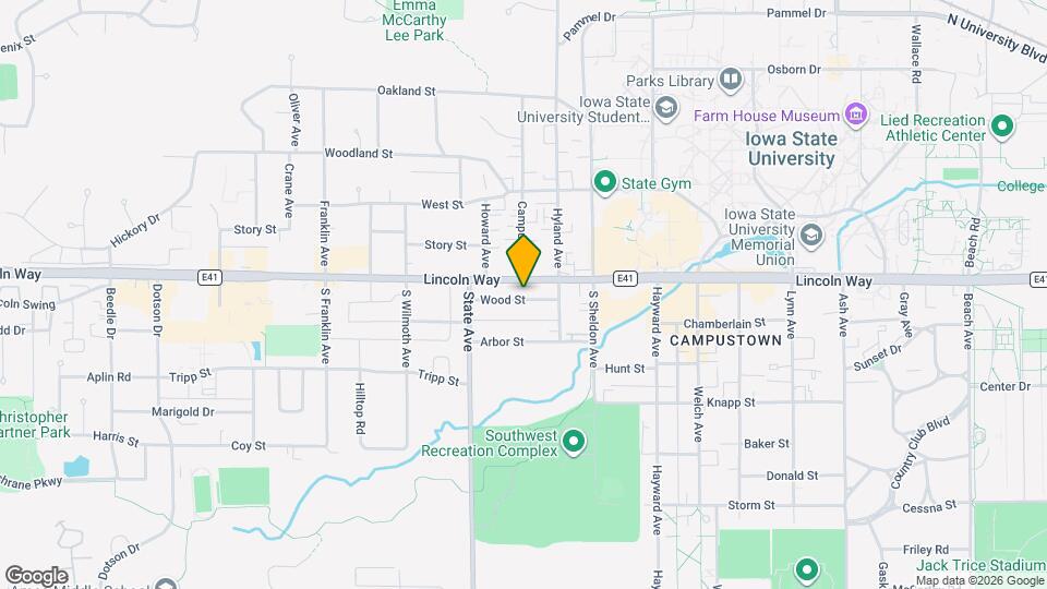 2827 Wood St Map and Location Details