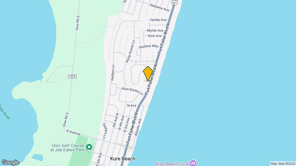 507 Fort Fisher Blvd N Map and Location Details
