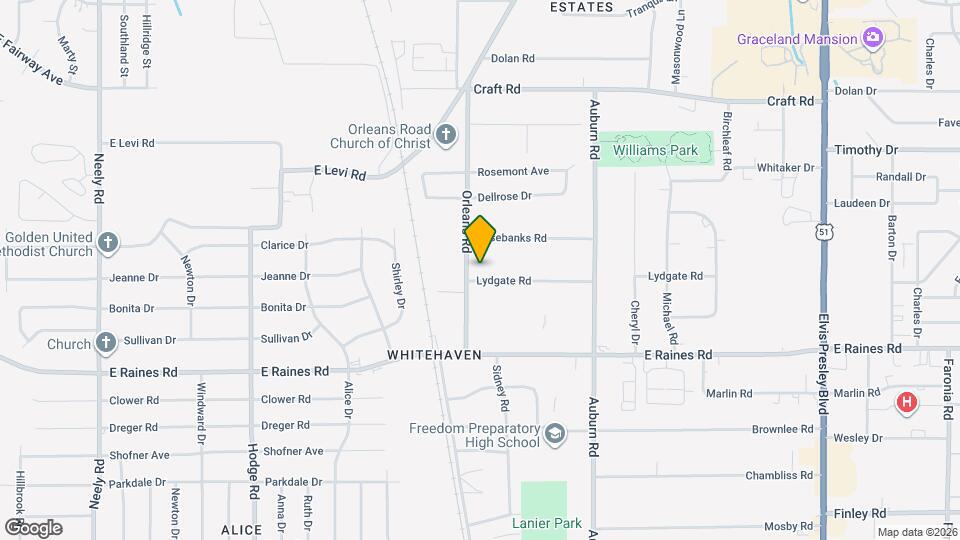 722 Lydgate Rd Map and Location Details