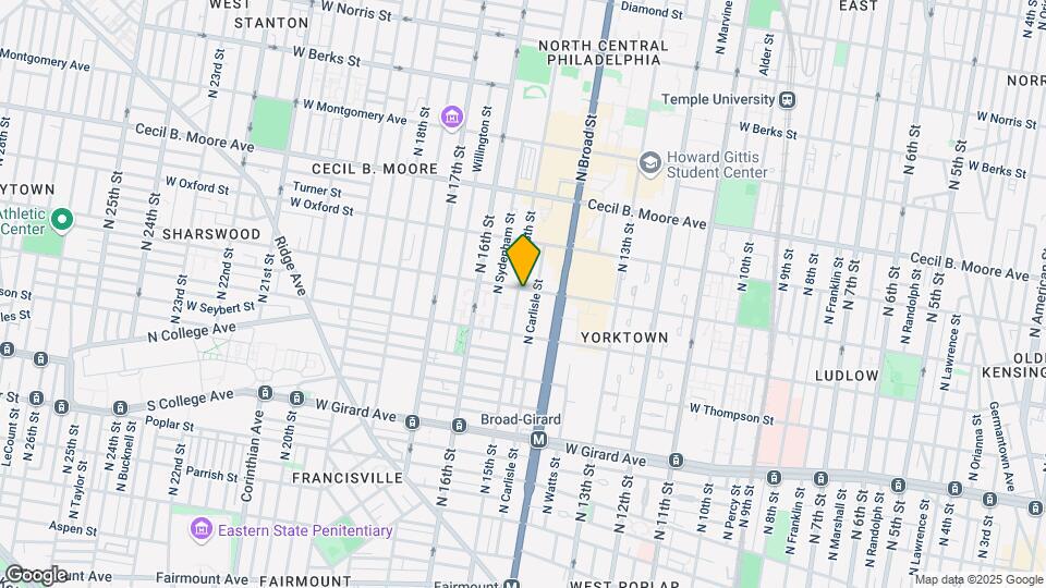 Temple University Student Housing Map and Location Details
