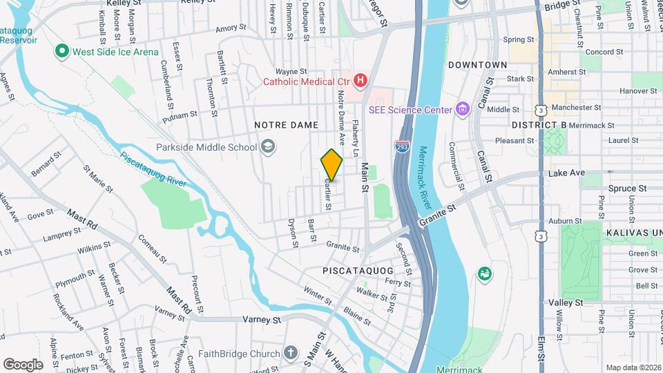 57 Cartier St, Unit Apt 1 Map and Location Details