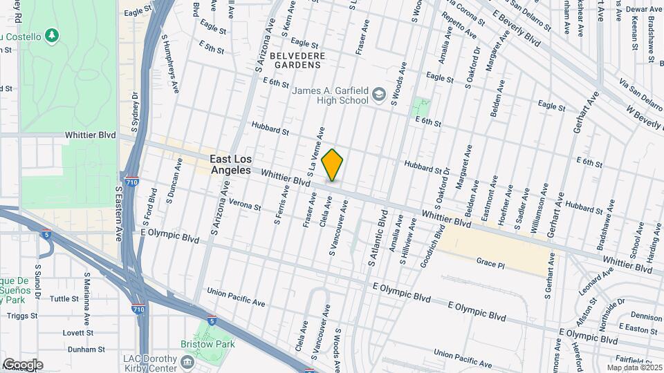 5047 Whittier Blvd Map and Location Details
