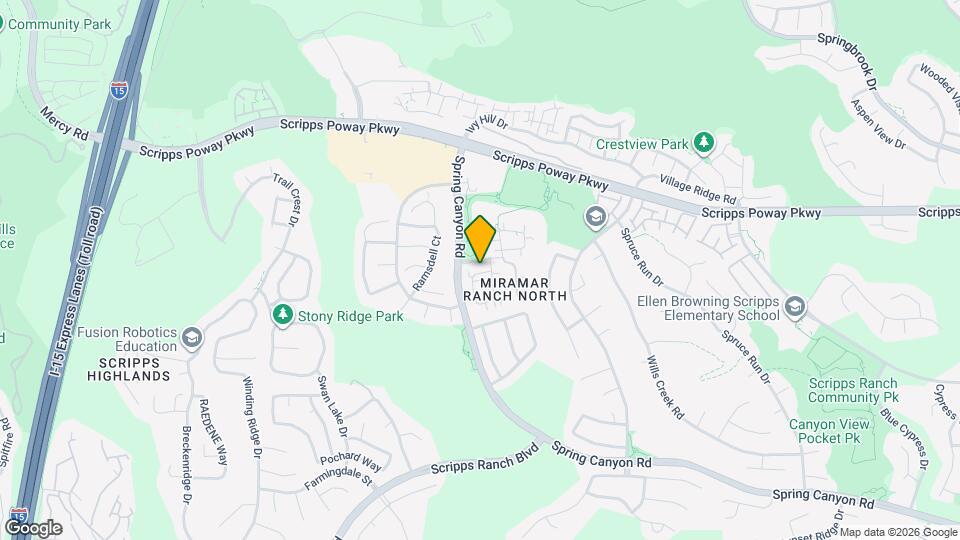 10825 Caminito Arcada Map and Location Details