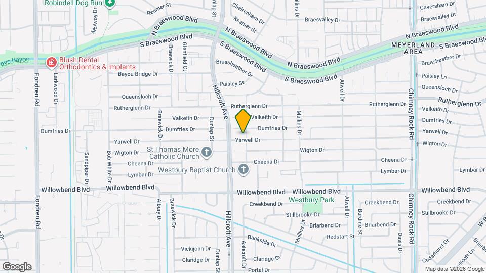 5822 Yarwell Dr Map and Location Details