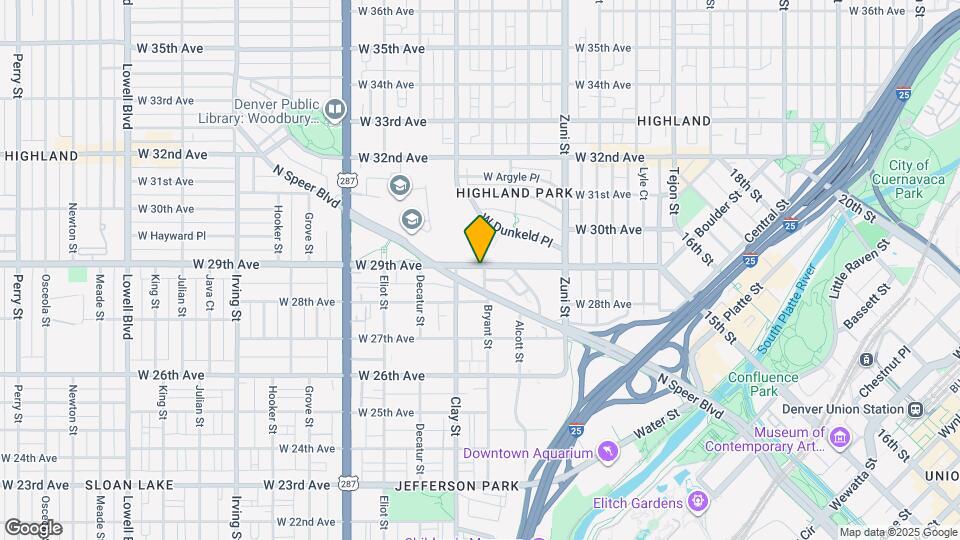 2600 W 29th Ave Map and Location Details