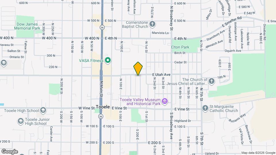 197 N Pinehurst Ave Map and Location Details