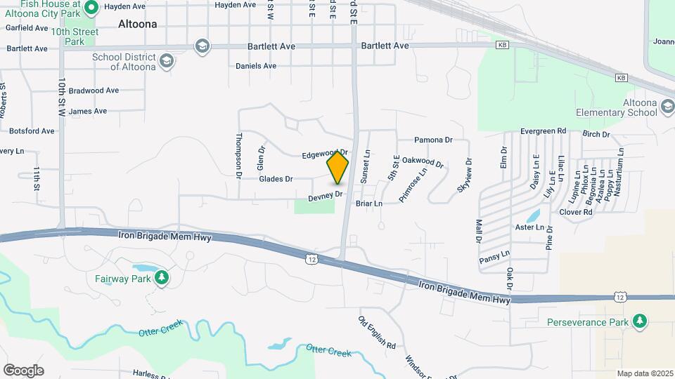 1112 Devney Dr Map and Location Details