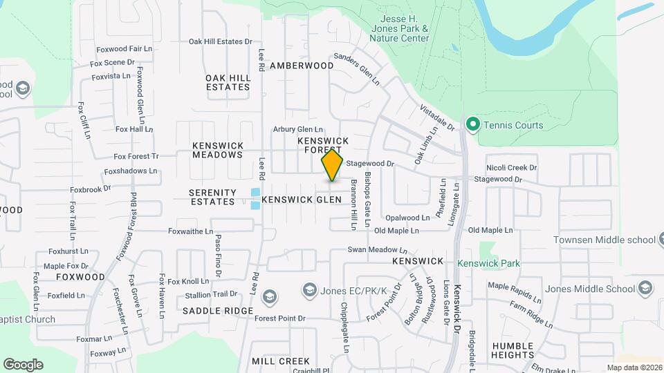 8103 Forest Glen Dr Map and Location Details