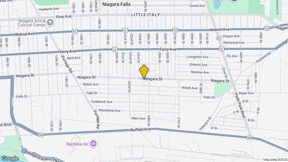 2253 Niagara St Map and Location Details