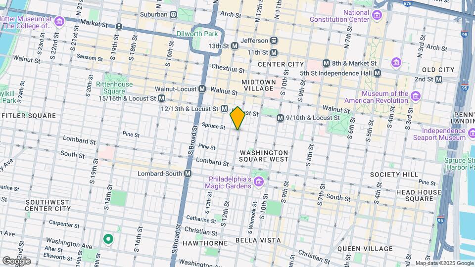 302 S 12th St Map and Location Details