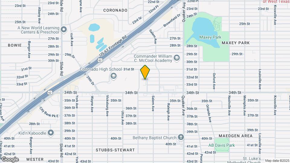 3206 Salisbury Ave Map and Location Details