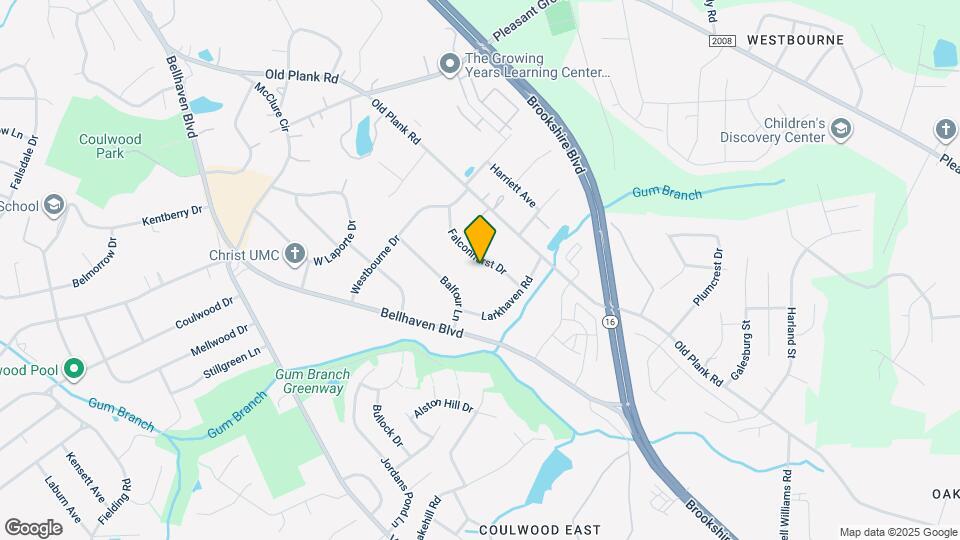 1805 Falconhurst Dr Map and Location Details
