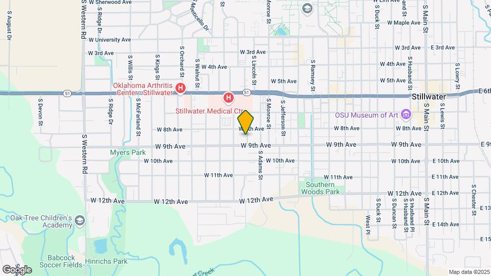 808 S Blakely St Map and Location Details