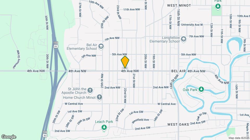 2200 4th Ave NW Map and Location Details