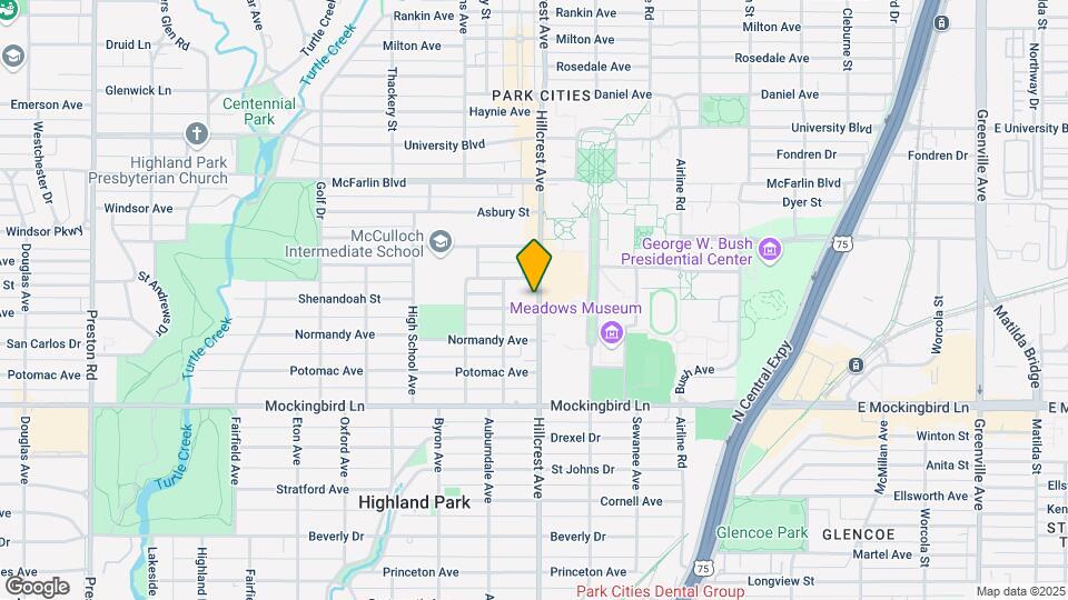 6003 Hillcrest Ave Map and Location Details